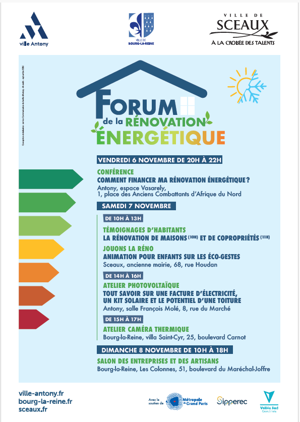 Antony soleil participe au « Forum de la rénovation énergétique » les 6, 7 et 8 novembre 2026: